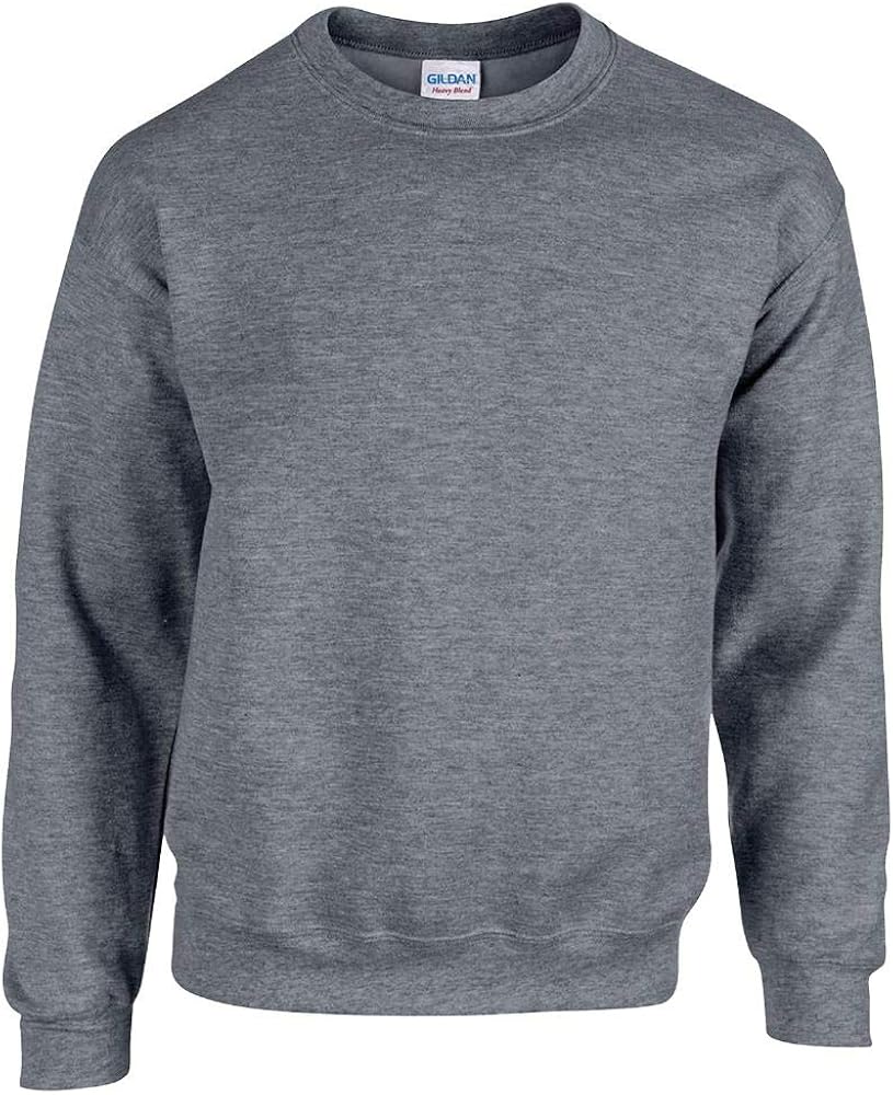 Gildan Men's Fleece Crewneck Sweatshirt at  Men’s Clothing store