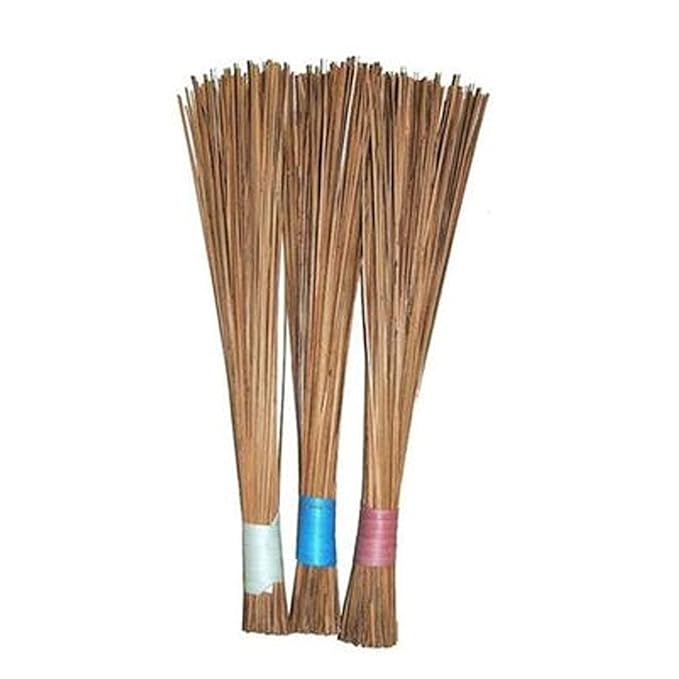 Shree Shyam™ Natural Coconut Broom Sticks for Floor Cleaning (Brown