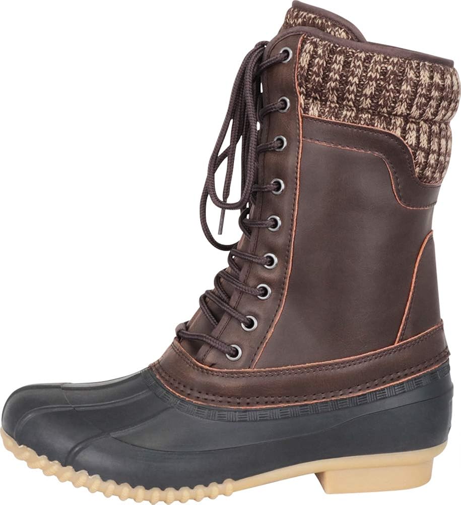 sweater cuff duck boot