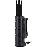Dotacty Baton Holder w/ 360 Degree Rotating Duty Belt/MOLLE Vest Clip 16"-21"-26" Telescopic/Expandable Baton Holster for 1.2" Diameter Flashlight Carry Case Torch Carrier Police LE Security Officer