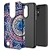 Rosebono Hybird Graphic Slim Case for LG Zone 4 / LG Aristo 2 / LG Rebel 3 LTE/LG Rebel 2 LTE/LG Tribute Dynasty/LG Aristo/LG Phoenix 3 / LG K8 (2017) / LG Fortune/LG Risio 2 (Mandala)
