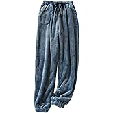 AUPancc Flannel Pajama Pants Women - Fleece Pajama Pants Women with Pockets