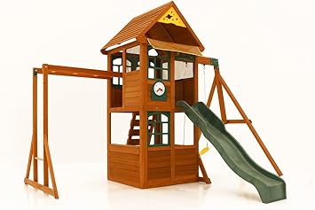 swing and slide set for small gardens
