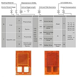 8 PCS Strain Gauge, Icstation Foil Resistance