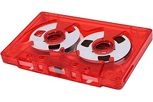 Zunate Blank Cassette Tape 50 Minutes Normal Bias, ABS Housing and Metal Spool Recording Tape for Music Collections and Voice