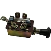 Sherco-Auto Universal Push Pull 3 Position Headlight Switch 12V - 5 Terminal &amp; Glass Fused