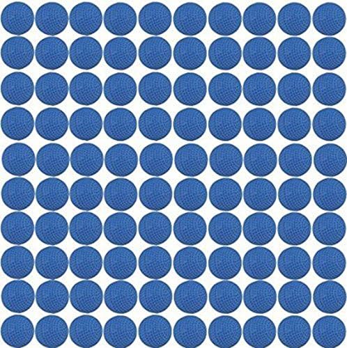 100pcs Blue Compatible Gun Bullet Balls Rounds For Nerf Rival Zeus Apollo Refill