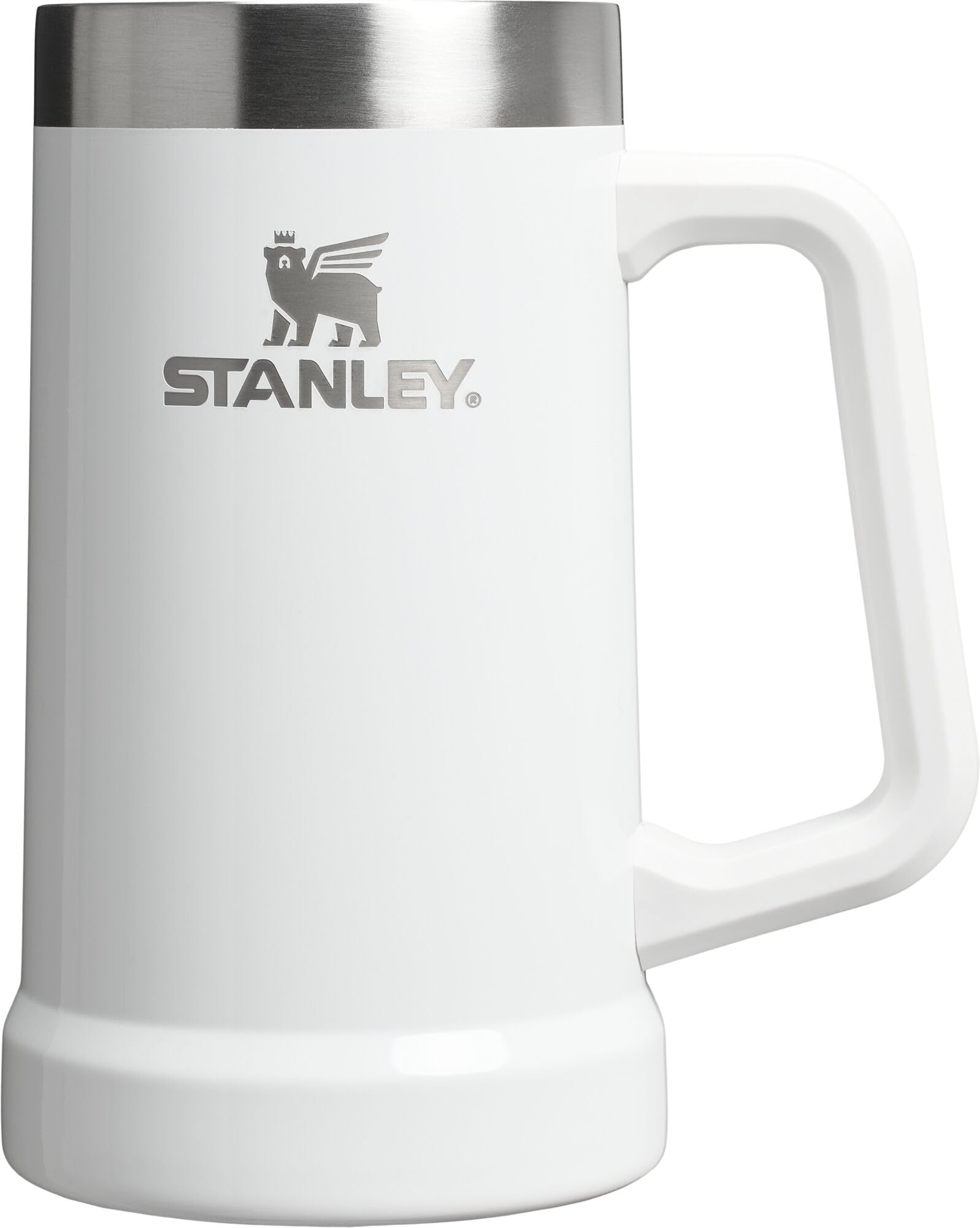 Photo 1 of Stanley Stay-Chill Beer Stein 24 oz | Heavy Duty Big Grip Handle | Beer Tumbler Drink Cup, Holds 2 Cans | Insulated Stainless Steel Party Mug | BPA-Free | Frost Gloss