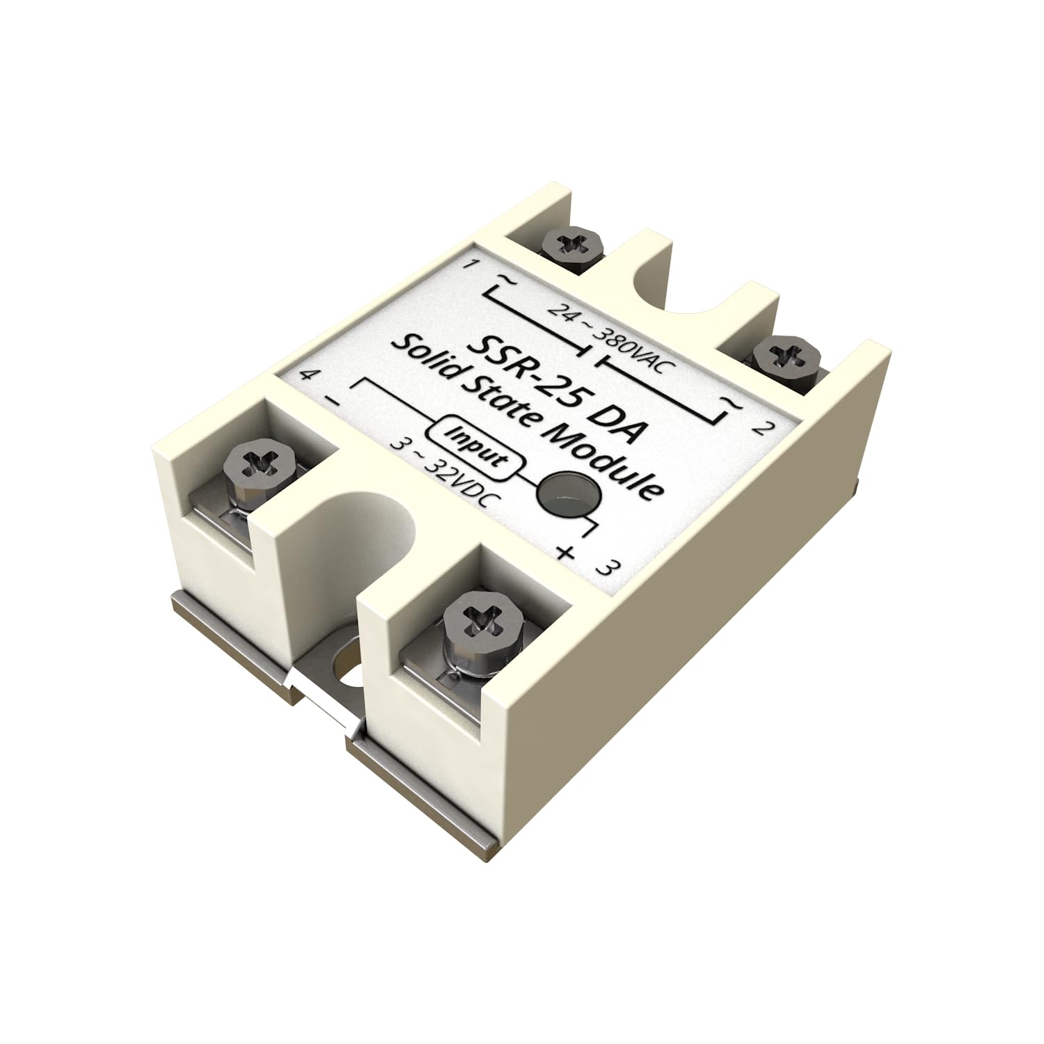 YQSIYU Solid State Relay 25DA SSR-25DA Input 3-32V