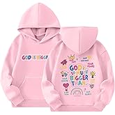 Sulayesh Christian Jesus God Hoodie for Girls Bible Verse Faith Religious Inspirational Sweatshirt Cute Preppy Graphic Tops