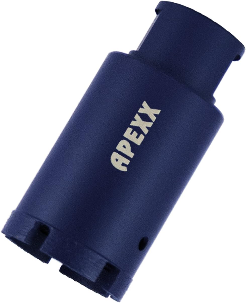 Apexx 22101-02023 BlueCore Drill Bit for Granite/Marble/Limestone/Quartz/Engineered Stone, 1-1/2-Inch