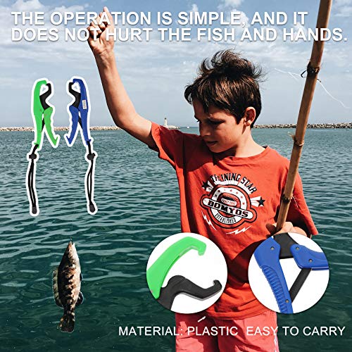 Abaodam 2 Stück Praktische schwimmende Fischgreifer Kunststoff schwimmende Angelzange zum Angeln – Bild 4