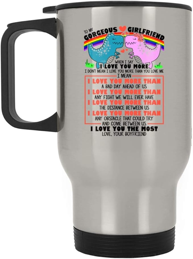to my gorgeous girlfriend mug i love you more