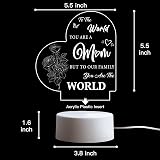 Buioata Gifts for Mum Engraved Night Light with Words USB Powered view 8