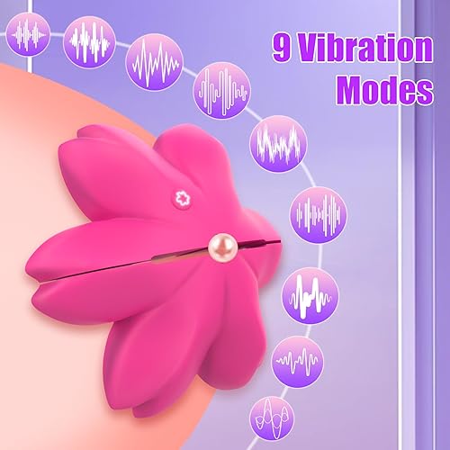 Sex Toys Nipple Clamps Vibrator - Nipple Toys Women Sex Pleasure Toys with 9 Vibrating Modes, Invisible Sex Toys Nipple Clamps Vibrator - Nipple Toys Women Sex Pleasure Toys with 9 Vibrating Modes, Invisible