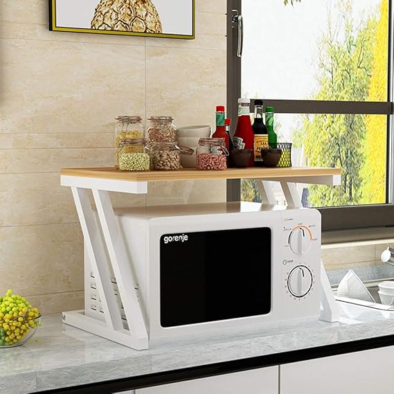 Ripiano Sospeso Per Microonde | Staffa A Parete Regolabile | Acciaio Inox | Portata Fino A 30kg - Foto 10