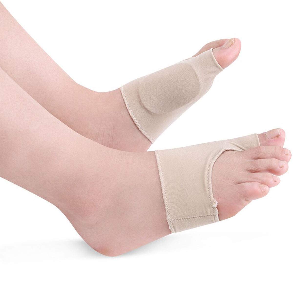 Pedimend™ Big Toe Foot Support - 4 Pieces | Bunion Pain Relief Cushion Sleeve | Foot Gel Separator | Gel Pad Protector | Arthritis Foot Claw Toe Support | Blister Relief | Foot Toe Alignment Socks