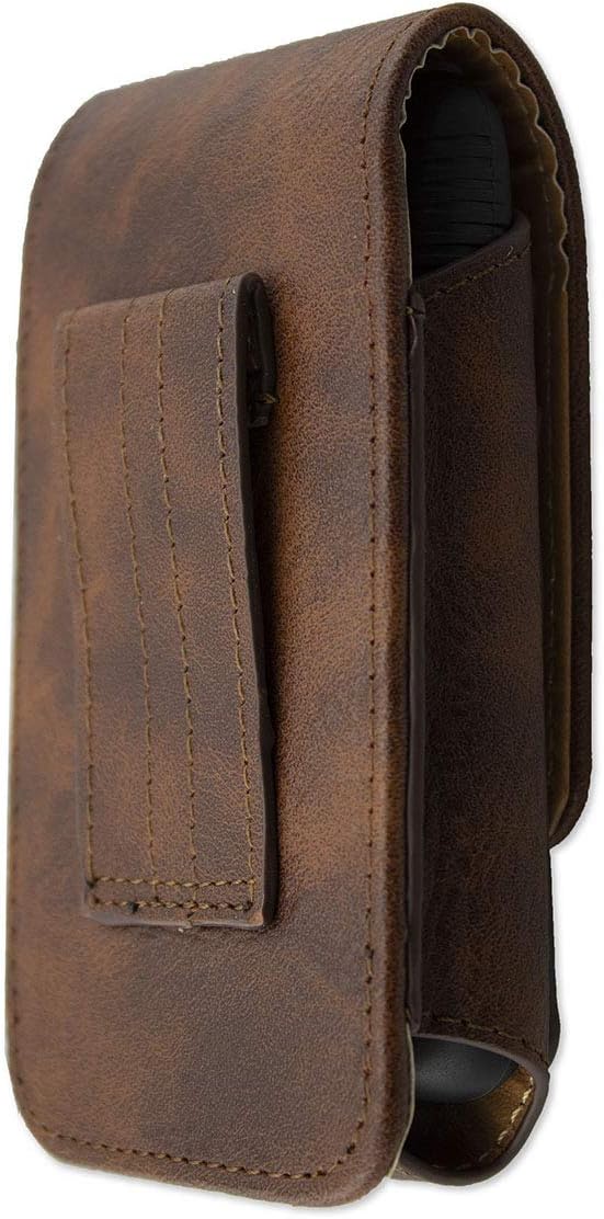 caseroxx Leather bag with belt loop for Dexcom G6 Receiver, Case (Leather bag with belt loop in brown), braun - Image 4