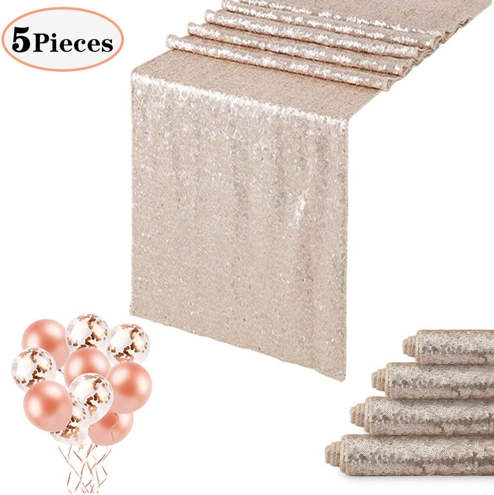 Best Blush Sequin Table Runner