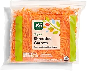 365 by Whole Foods Market, Organic Carrots, Shredded, 10 oz