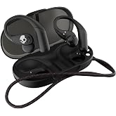Skullcandy Push 540 Open Wireless Open-Ear Bluetooth Earbuds - True Black | Sweat and Water Resistant, 42 Hours Battery, Detachable Neckband, Secure Over-Ear Fit, Running Outdoors, Exercise, Gym