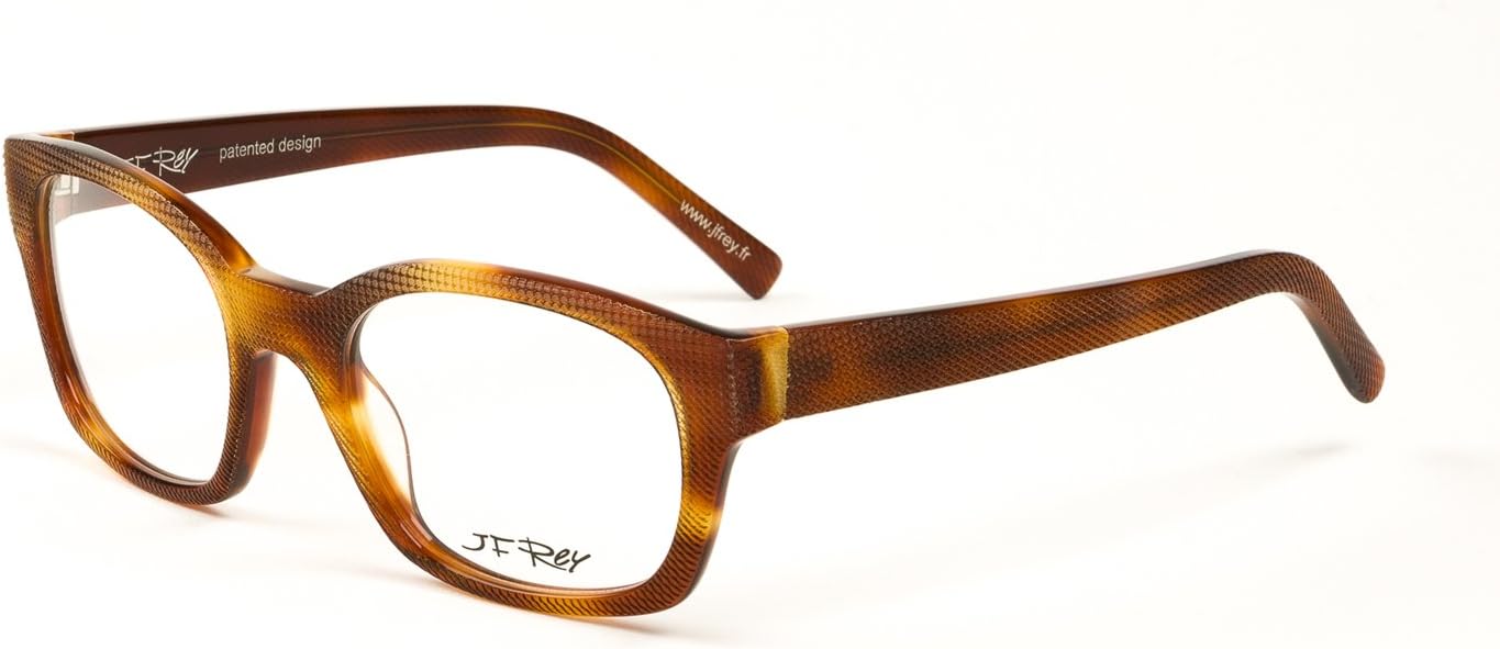 J.F. Rey Square Eyeglass Frames 51mm Havana Fair Demi