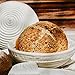 RABA Proofing Baskets 9.5’ Round Bread Made By Natural Rattan, Beige For Home Bakers And Bread Making