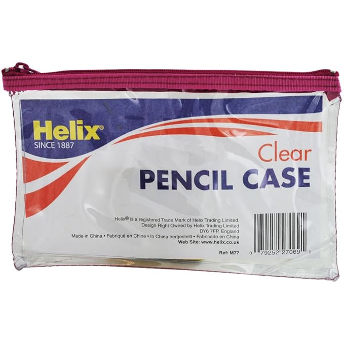 Pink Helix Pencil Case Amazon.co.uk Office Products