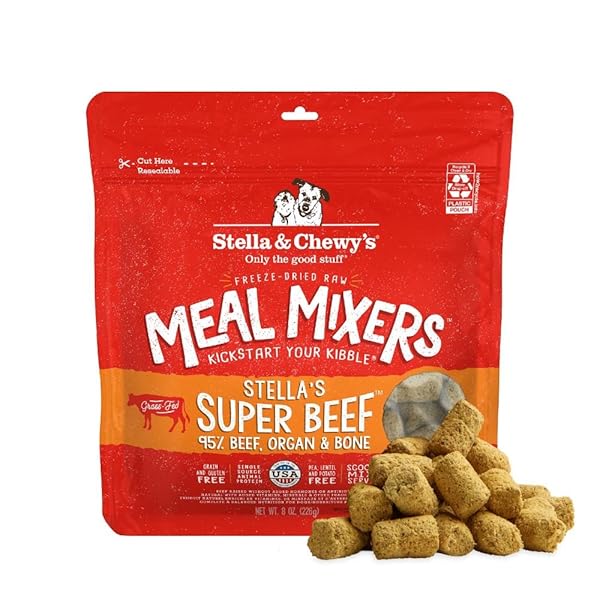 STELLA & CHEWY’S FREEZE-DRIED RAW BEEF MEAL MIXERS-...