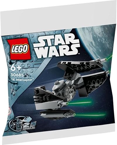 LEGO Star Wars TIE Interceptor 30685 Polybag Build Display 25th Anniversary