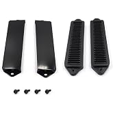 Unrestricted Walk Cabin Air Filter Cowl &amp; Weatherstrip Guards, Compatible with BMW E90 E91 E92 E93 E82 E88 E84 (328i 335i 135i), Black
