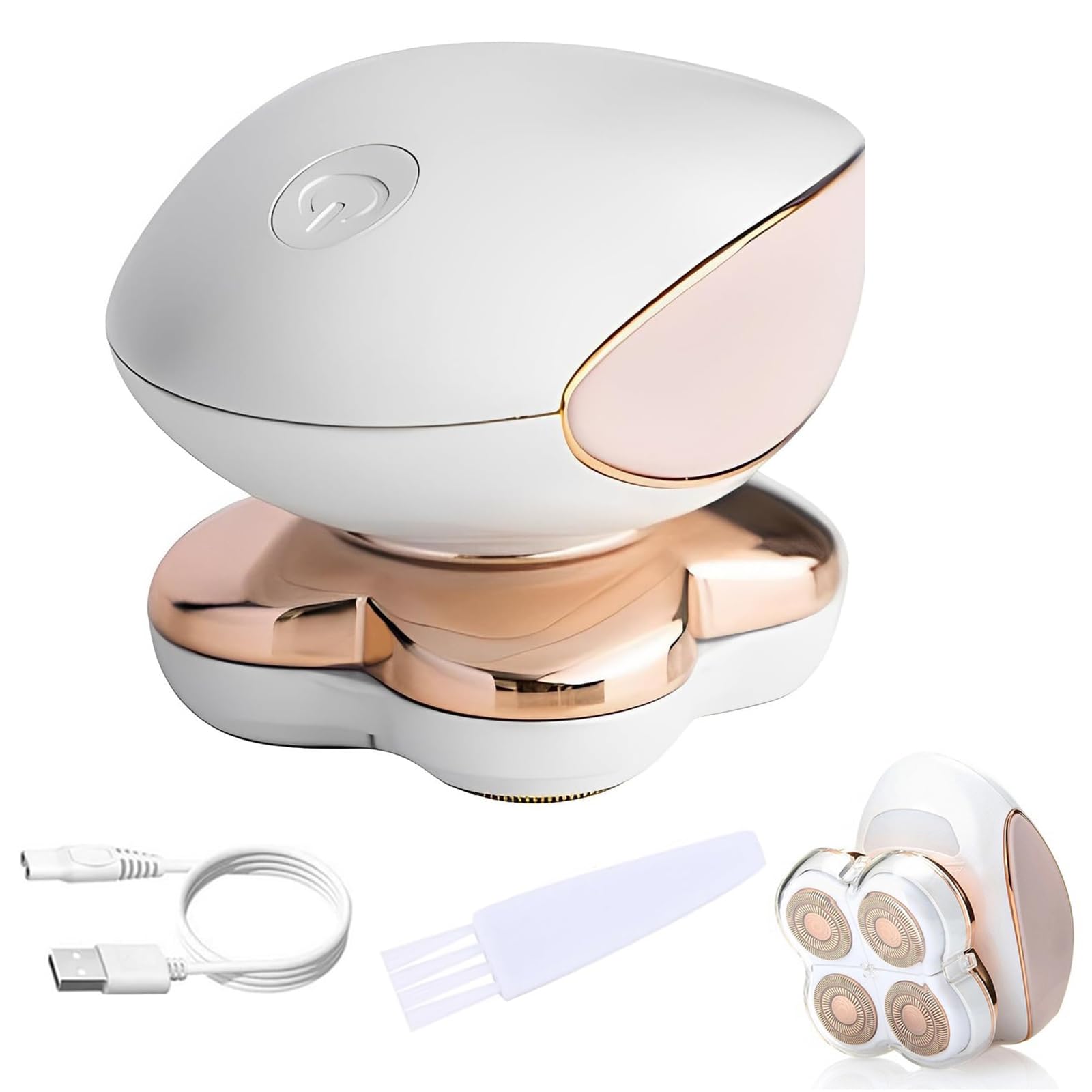 Electric Razors for Women, Women Razor Painless Bikini Razor, Waterproof Female Shaver, Faultless Shaver,Personal Care Products for Legs Face Body Lip (Pink)