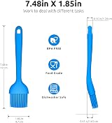U-Taste Angled Silicone Basting Brush 315C Heat Resistant Pastry BBQ Oil Sauce view 2