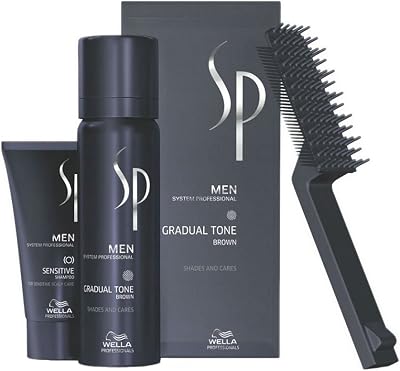 Wella System Professional Men Natural Shade Gradual Tone Brown 90ml Hair Color