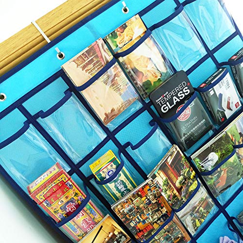 Classroom Pocket Chart for Cell Phones, Calculator Holder Wall Door