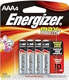 Energizer MAX AAA Batteries, Designed to Prevent Damaging Leaks (4 Count)