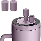 Rolitwils 2 Pack Magnetic Straw Cover, Silicone Leakproof Straw Protector for Tumbler, Compatible with Era/Resa, Drinkware Accessory