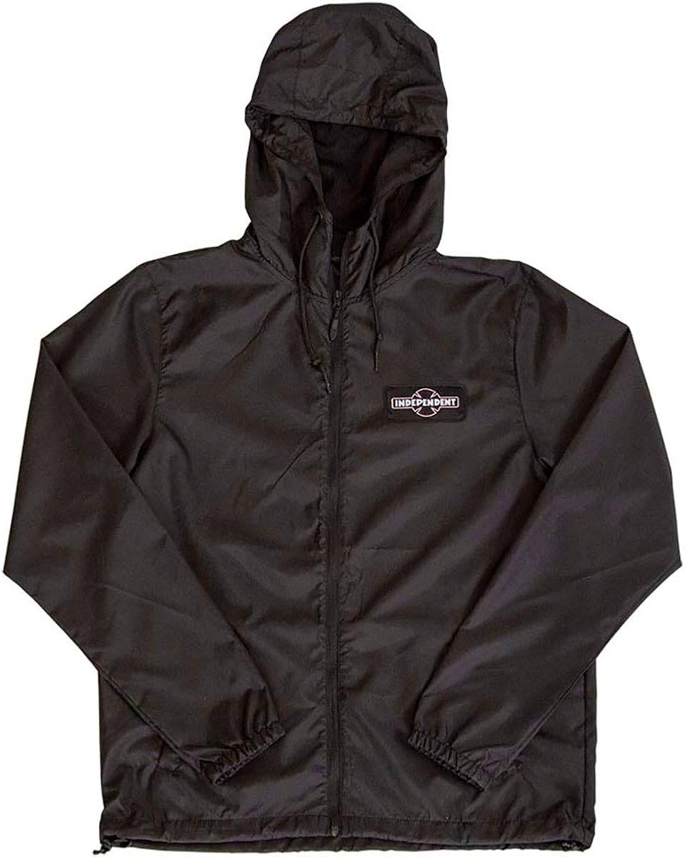 Independent Men's OGBC Patch Hooded Windbreaker Jackets at Amazon Men’s