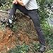 MIER Men's Hiking Pants Lightweight Stretchy Cargo Pants with Side Elastic Waist, 5 Large YKK Zipper Pockets, Quick Dry