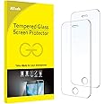 JETech Screen Protector for iPhone SE 2016 (Not for 2020), iPhone 5s, iPhone 5c and iPhone 5, Tempered Glass Film, 2-Pack