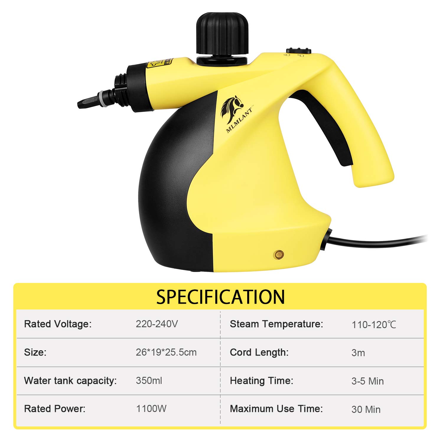 Seggiolini Auto Pulitore a Vapore Portatile Cucina Moquette Giallo B MLMLANT  Pulitori a Vapore Portatili Multiuso con 11 Accessori per Rimuovere Macchie  Tende Cimici Aspirapolvere a vapore Utensili elettrici da giardino  berjaya.edu.my