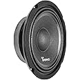 Timpano 6.5 Inch Shallow Car Speaker 600 Watts TPT-MB6-4 Slim Shallow Profile 4 Ohm, PRO Midbass Car Audio Loudspeaker Compact for Doors (Single)