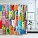 NYMB Cartoon Cat Lover Shower Curtain, Funny Animals Kitten Decor for Kids Shower Curtain,Waterproof Fabric Bathroom Decorations, Bath Curtains 12PCS Hooks, 69X70 inches