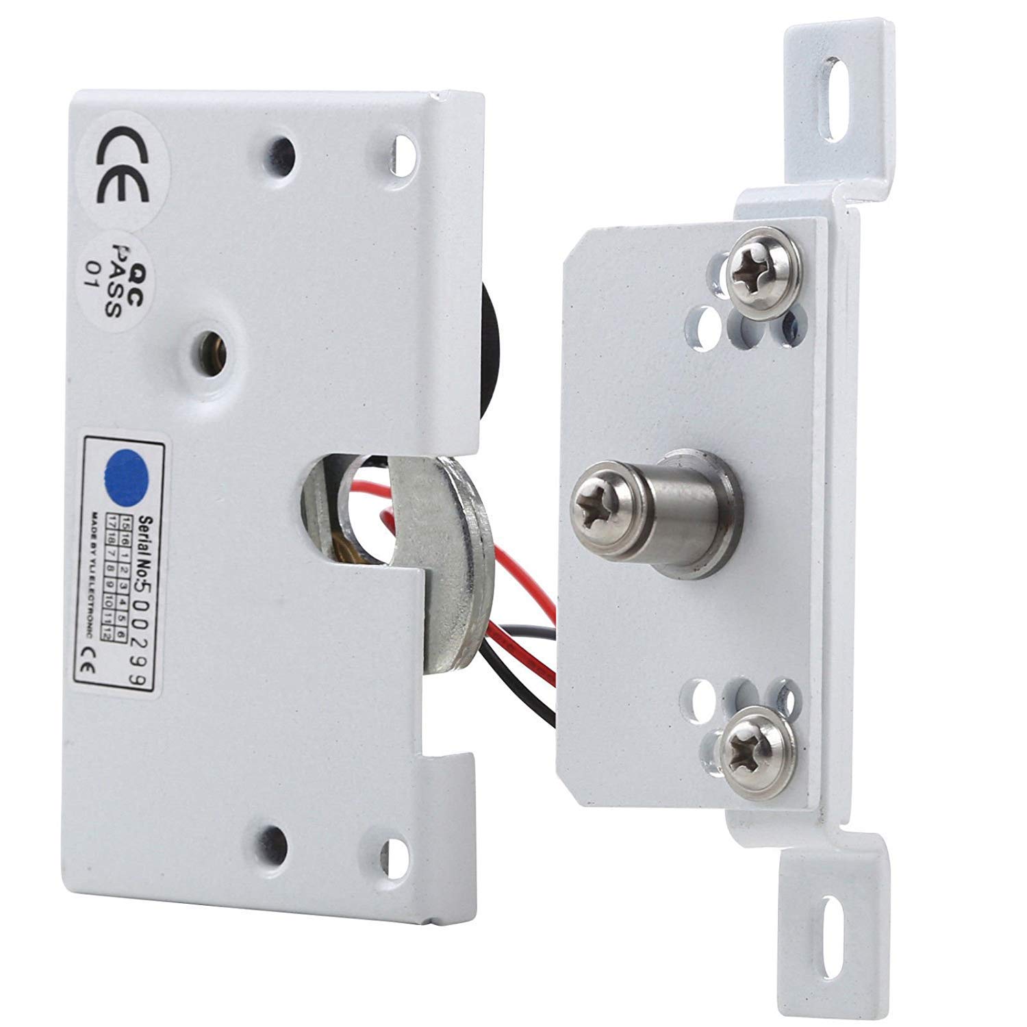 UHPPOTE 12VDC Dedicated Electric Hook Lock Fail Safe for Sliding Rail Door and Window
