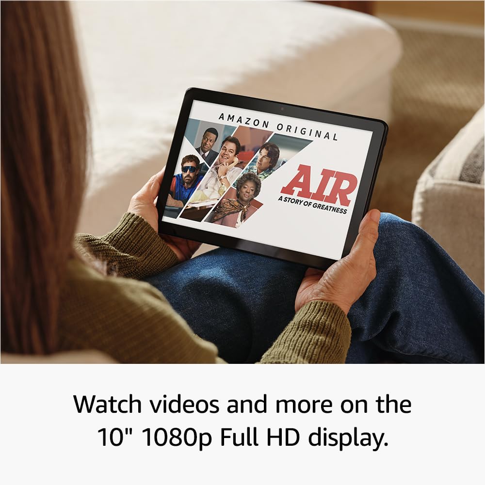 Amazon Fire HD 10 tablet (newest gen), built for relaxation, 10.1
