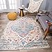 Rugshop Vintage Traditional Bohemian Area Rug 5' x 7' Blue