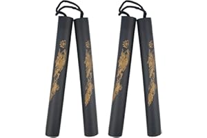 2Pcs Nunchucks for Kids, Lightweight Foam Nunchucks Martial Art Sticks for Kids & Beginners Practice and Training