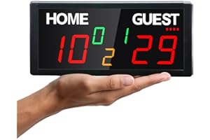 GAN XIN Portable Wireless Digital Scoreboard with Remote Control - Bright LED Display, Multiple Sport Modes & Long Battery Life for Outdoor/Indoor Games, Volleyball, Basketball, Cornhole, Pickleball