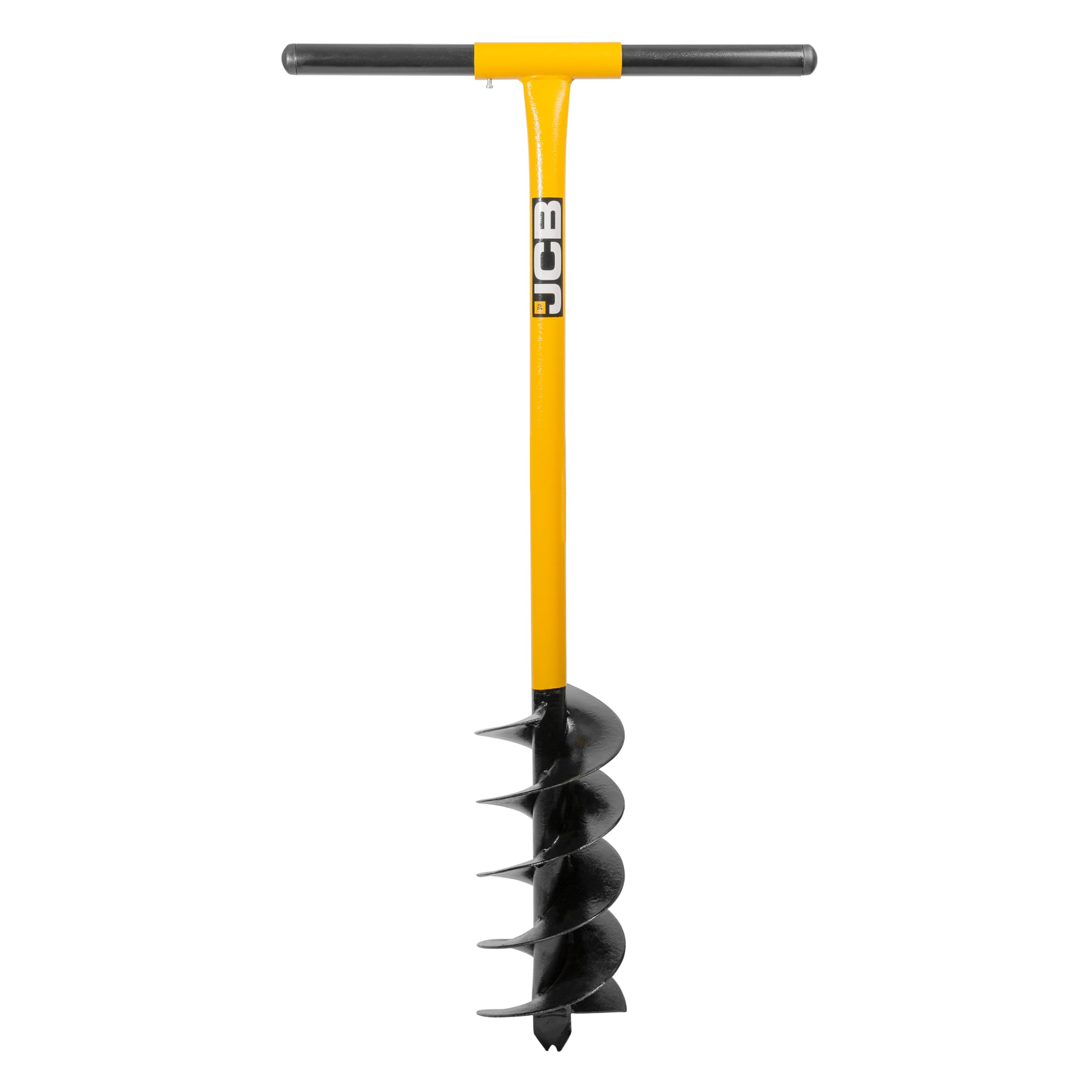 JCB Professional Fence Post Auger Professional Contract Site and Gardening Tools for Fence Post Holes, Garden Fencing, Home Improvement, Post Hole Digger Drill, Fencing Tool (6" Auger)