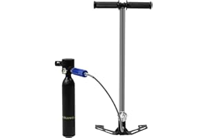 AREMOLO Mini Scuba Tank with Pump,0.5L/0.53Qt Oxygen Underwater Breathing Device for 5-10 Minutes, Manual High-Pressure Pump Air Scuba Diving Tank w/Waterproof Pressure Gauge & Regulator for Swimming, Diving